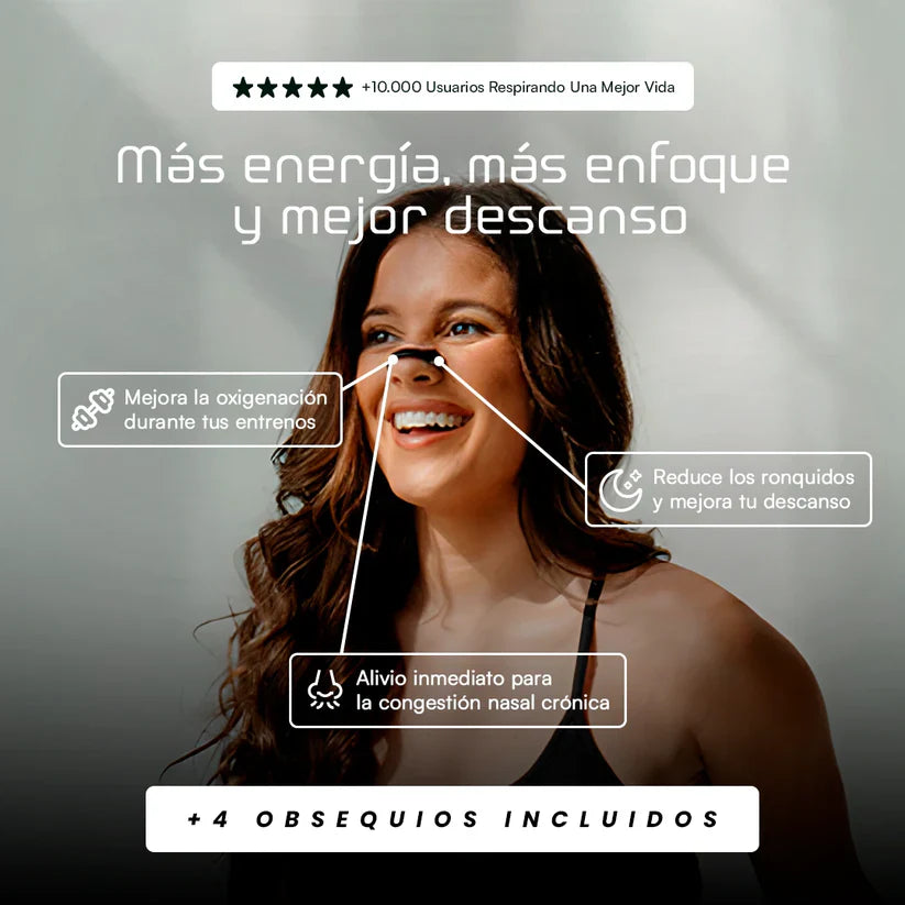 Tiras Magnéticas Nasales Haslom™