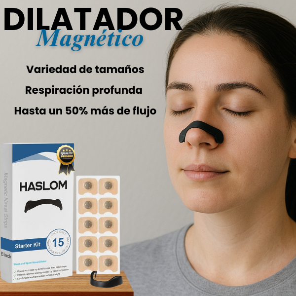 Tiras Magnéticas Nasales Haslom™