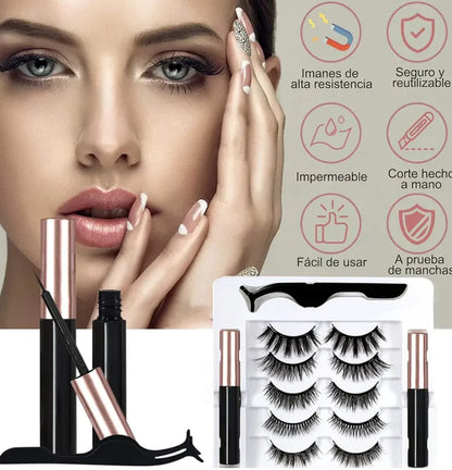 Kit Pestañas Magnéticas® - Look Profesional al Instante