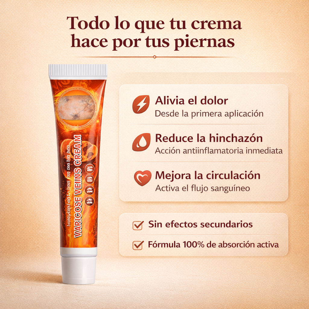 RevivaVein® | Crema para Várices + eBook de Regalo