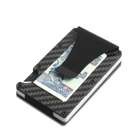 Billetera Inteligente Antirrobo de Fibra de Carbono – Seguridad y Estilo en tu Bolsillo