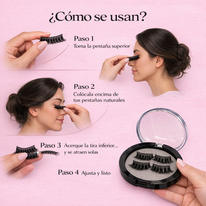 Kit Pestañas Magnéticas® - Look Profesional al Instante