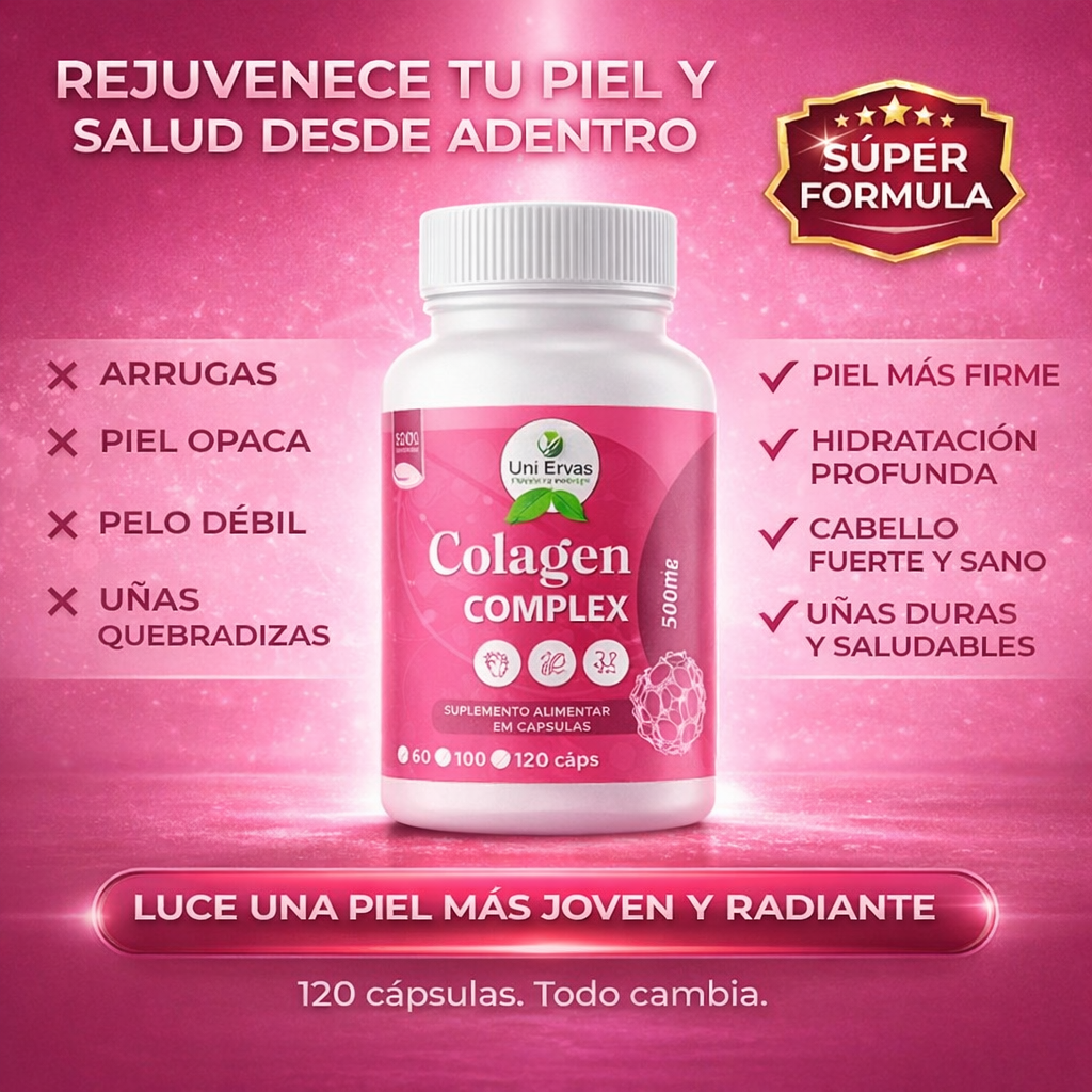 Colagen Complex 7 en 1™ Original – 60 Capsulas + eBook de Regalo