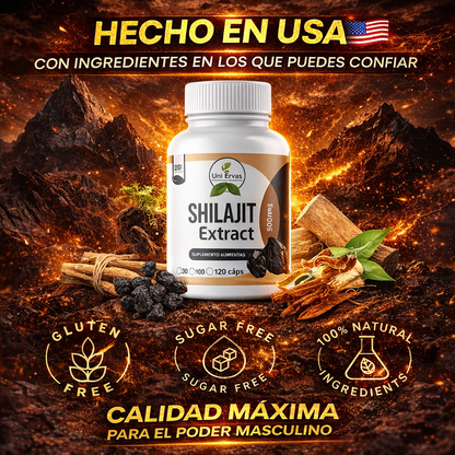 Hercules Shilajit® ORIGINAL - Fórmula Mejorada 6 en 1