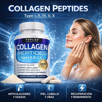 Toplux Nutrition® Collagen Peptides + eBook de REGALO