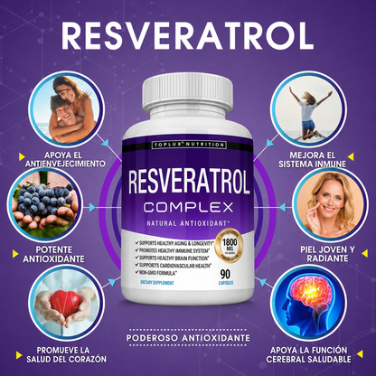 Toplux Nutrition® Resveratrol + eBook de REGALO