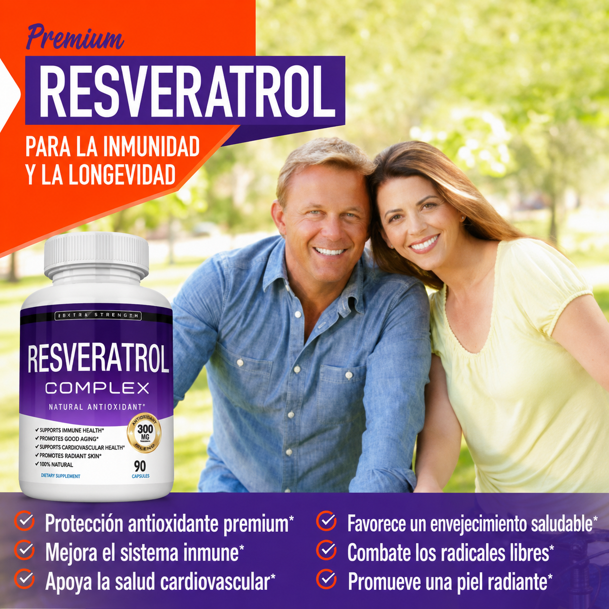 Toplux Nutrition® Resveratrol + eBook de REGALO