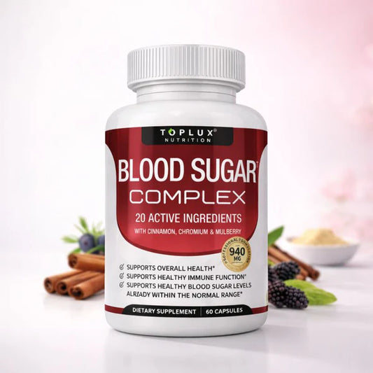TOPLUX NUTRITION® ORIGINAL - Blood Sugar Complex + eBook de REGALO
