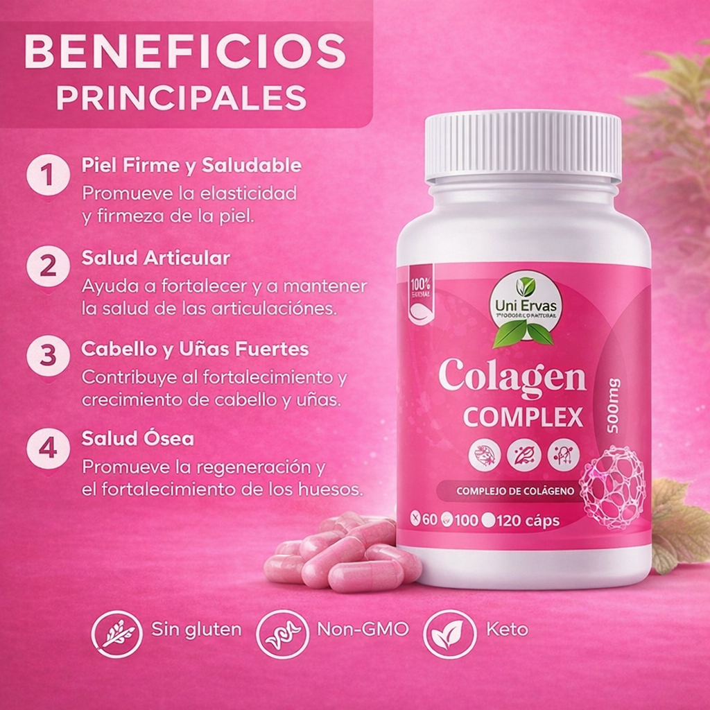 Colagen Complex 7 en 1™ Original – 60 Capsulas + eBook de Regalo