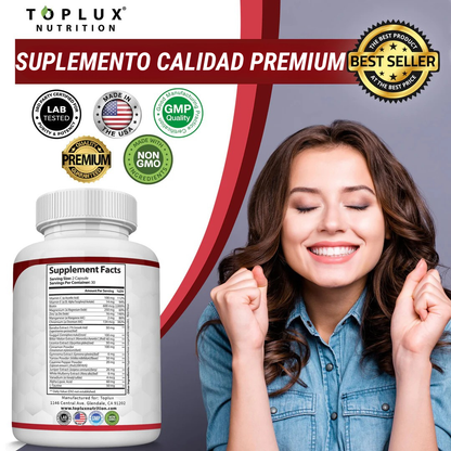 TOPLUX NUTRITION® ORIGINAL - Blood Sugar Complex + eBook de REGALO