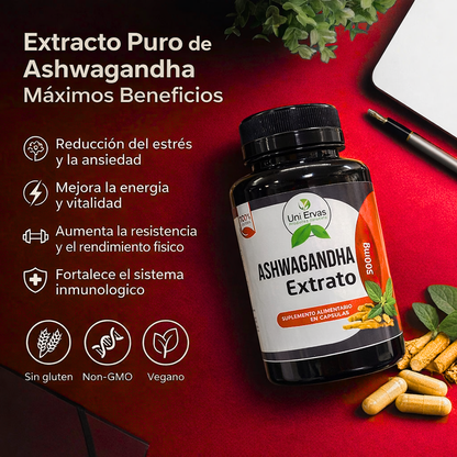 Ashwagandha 60 Caps ORIGINAL - Fórmula Avanzada