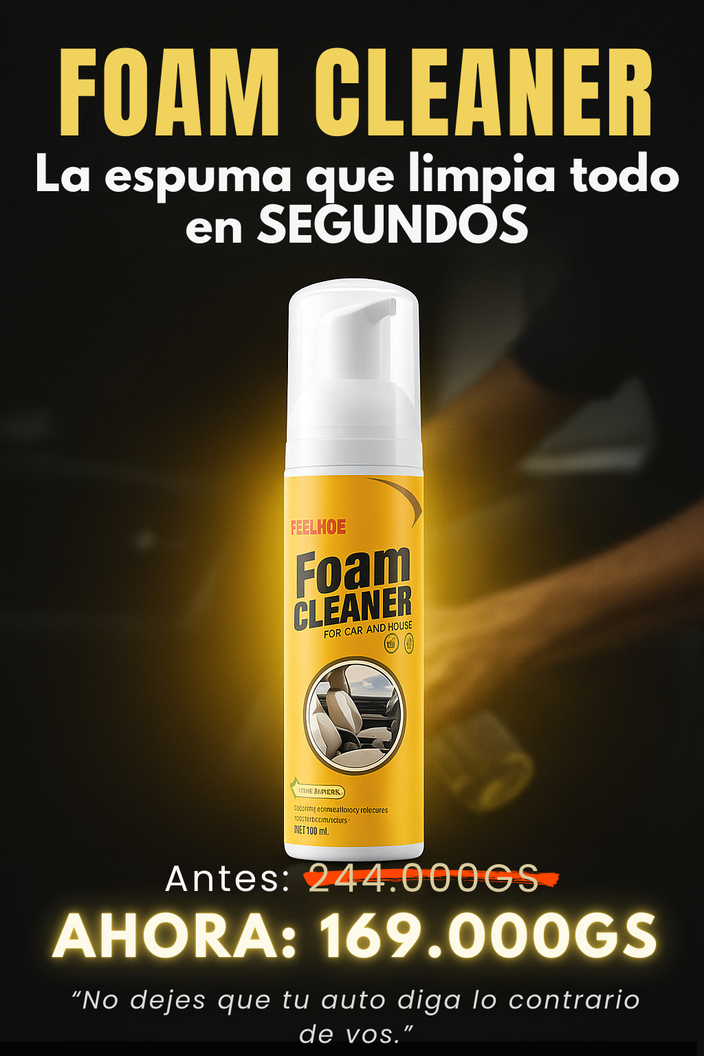 Espuma Multiusos 80ml – Limpieza Profesional